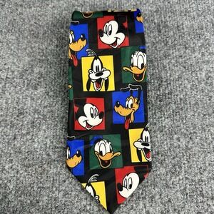 Disney Mickey Mouse Tie Men Cartoon Novelty Balancine Hot Cakes Los‎ Angeles CA